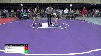 120 lbs Consi-qtrs - Dylan Padgett, Onley vs Justin Quiros, Saddle Brook