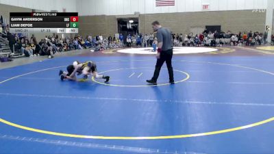 88 lbs Semis (4 Team) - Liam Defoe, LIttle Falls vs Gavin Anderson, UNC (United North Central)