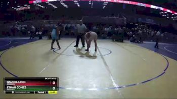 3A 170 lbs Champ. Round 1 - Ethan Gomez, Hagerty vs Raudel Leon, Goleman