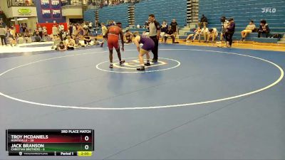 215 lbs Placement (4 Team) - Troy Mcdaniels, Huntsville vs Jack Branson, Christian Brothers