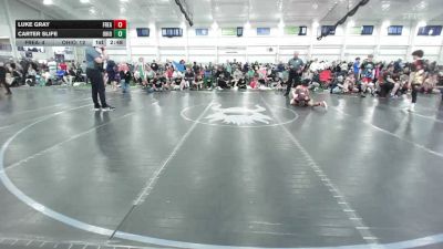 114 lbs Round Robin 2 - Luke Gray, Freakztyle Fire N Ice - HS vs Carter Slife, Ohio Valley Forge - HS