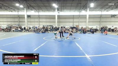 45 lbs Cons. Round 2 - Stetson Danner, Homedale Wrestling vs Jackson Hernandez, Kuna Klub Wrestling