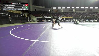 165 lbs Round Of 32 - Jake Gooding, Ohio State vs Jt Nishikawa, Menlo-NCWA