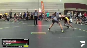 195 lbs Quarterfinals (8 Team) - Hunter Crabtree, Indiana Outlaws Black vs Eli Murphy, Mi Pitbulls