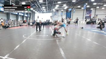 138 lbs Round Of 16 - Geronimo Rivera, Team Shutt Mutts vs Chase Hansen, Revival Orange