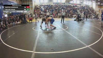 138 lbs Champ. Round 3 - Kellan Lucas, Rogue Wrestling Academy vs Matteo Gonzalez, Mater Academy