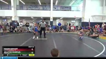 56 lbs Round 7 (8 Team) - Mason Kephart, Aces Of Diamonds vs Braxton Sharples, Team Ohio
