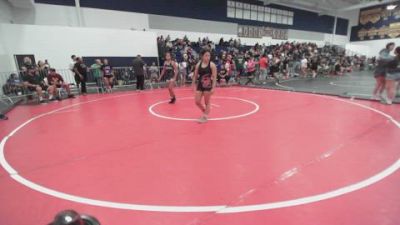 115 lbs Cons. Round 2 - Bella Garcia, Pounders Wrestling Club vs Audrianna Aguilar, West Covina High School Wrestl