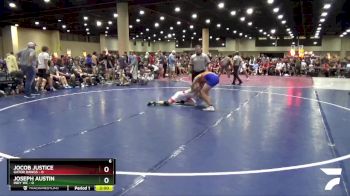 106 lbs Round 5 (6 Team) - Jocob Justice, Gator Dawgs vs Joseph Austin, Indy WC