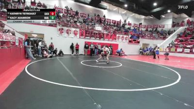 JH 126 lbs Champ. Round 1 - Kathryn Tetreault, CACHE vs Kacy Adamson, MARLOW