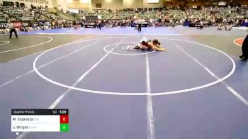 160 lbs Quarterfinal - Mason Espinoza, Empire Wrestling Club vs Jaxen Wright, R.A.W.