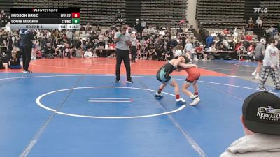 69 lbs Rr Rnd 3 - Hudson Broz, Nebraska Elite - ESE vs Louis Milgrim, CT Whale Beluga - ESE