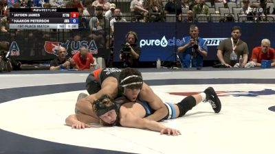 74 kg 1st Place Match - Jayden James, KD Training/ Titan Mercury Wrestling Club vs Haakon Peterson, Askren Wrestling Academy