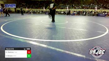 108 lbs Round Of 16 - Raeya Perkins, Team Tulsa Wrestling Club vs Vanity Brown, D3 Wrestling Cluib
