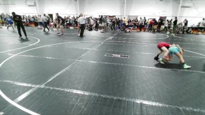 55 lbs Round 1 - Carter Brock, Bay County Elite Wrestling vs Myra Shannon, Longwood Wrestling Club