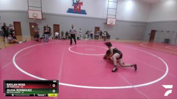 165 lbs Finals (2 Team) - Olivia Rodriguez, Big Dog Ranch vs Raylan Ross, BB Wrestling