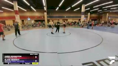 160 lbs Champ. Round 1 - Jared Remington, Vici Wrestling Club vs Blaise Bennett, Southlake Carroll High School Wrestling