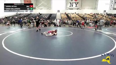 101 lbs Cons. Round 2 - Drew DellaPenta, Eden Wrestling Club vs Serra Akyali, Elite Wrestling Academy (Long Island)
