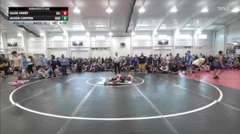 102 lbs Round Robin 3 - Gage Kirby, Killer Elite 2-MS vs Jaxon Capper, Backyard Barbarians-MS
