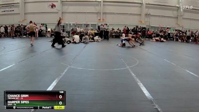 138 lbs Round 3 (6 Team) - Harper Sipes, OMP vs Chance Grim, Trojan WC