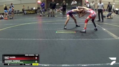 125 lbs Cons. Round 5 - Matt Ausel, Mason vs Dominic Marino, Creekside Wrestling Academy