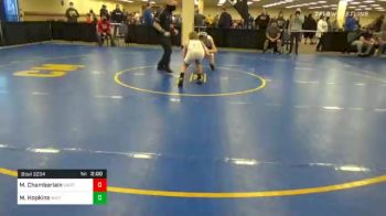 95 lbs Prelims - Mason Chamberlain, West Chester vs Mason Hopkins, Whitehall