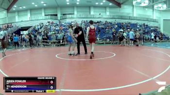 113 lbs Champ. Round 2 - Aiden Fowler, KY vs Ty Henderson, IN