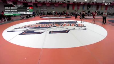 141 lbs Cons. Round 2 - Jordan Schmidt, Coe vs Trevor Hedges, Eureka