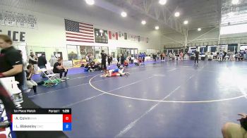 140 lbs 1st Place Match - Avery Colvin, Sanderson Wrestling Academy vs Lily Blakesley, Champions Wrestling Club