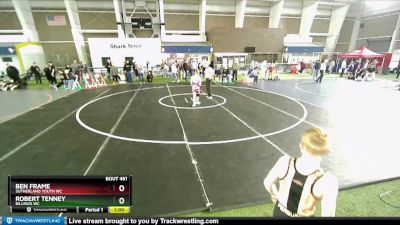 115 lbs Cons. Round 5 - Ben Frame, Sutherland Youth WC vs Robert Tenney, Billings WC