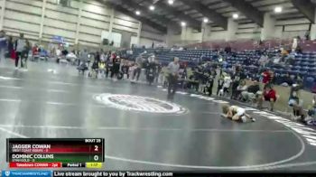 45 lbs Placement (16 Team) - Dominic Collins, Utah Gold vs JAGGER COWAN, West Coast Riders