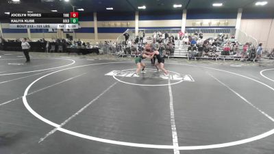101 lbs Round Of 32 - Jocelyn Torres, Threshold WC vs Kaliya Klise, Gold Rush Wr Ac