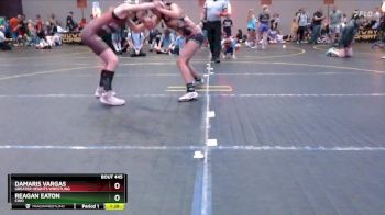 100 lbs Round 3 - Reagan Eaton, CWO vs Damaris Vargas, Greater Heights Wrestling