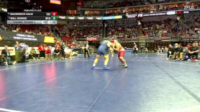 1A-285 lbs Champ. Round 1 - Will Howes, MFL MarMac vs Maverrick Kalb, Treynor