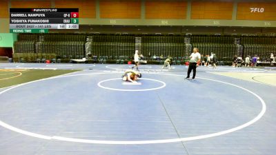 141 lbs Consi Of 8 #2 - Darrell Nanpuya, Cal Poly Humbolt vs Yoshiya Funakoshi, Embry-Riddle