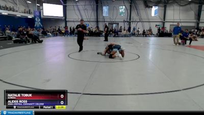 136 lbs Semifinal - Natalie Tobuk, Eureka vs Alexis Ross, Iowa Central Community College