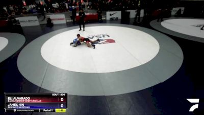 98 lbs 1st Place Match - Eli Alvarado, Daniel Cormier Wrestling Club vs James Hin, Red Wave Wrestling