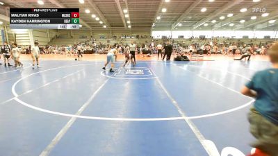 150 lbs Rr Rnd 1 - Maliyah Rivas, Mat Assassins Blue vs Kayden Harrington, Reaper Wrestling Club