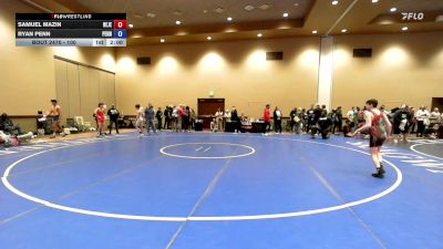 100 lbs Cons. Round 2 - Samuel Mazin, New Jersey vs Ryan Penn, Pennsylvania