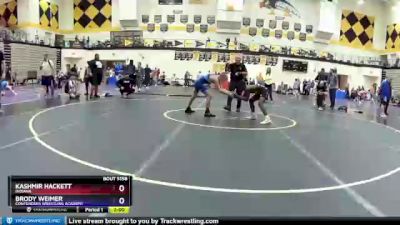 102 lbs 5th Place Match - Kashmir Hackett, Indiana vs Brody Weimer, Contenders Wrestling Academy