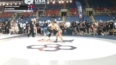 120 lbs Cons. Sub-rd Of 32 - Xzephren Donner, Kansas vs Eli Sanders, Alabama