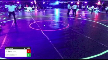 101 lbs Semifinal - Dakota Harris, Hurricane Wr Ac vs Elizabeth Ramirez, Dodge City TC