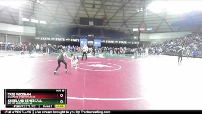 67 lbs Semifinal - Tate Wickham, Cashmere Wrestling Club vs Kneeland Senescall, Big Cat Wrestling Club