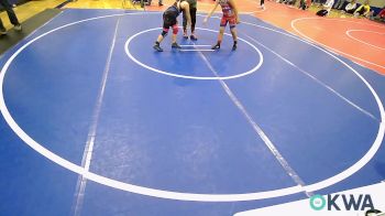 90 lbs Rr Rnd 2 - Boston Heissler, Claremore Wrestling Club vs Aubrey Gomez, Tulsa Blue T Panthers