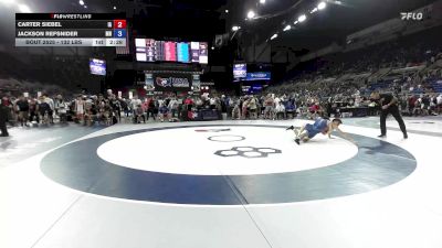 132 lbs Cons. Sub-rd Of 32 - Carter Siebel, IA vs Jackson Refsnider, MN