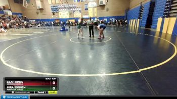 140lbs Champ. Round 3 - Mira Sonnen, Peninsula (Girls) vs Lilah Hines, Hockinson (Girls)