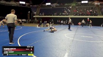 133 lbs Semifinal - Robbie Precin, North Central vs Coby Haney, Millikin