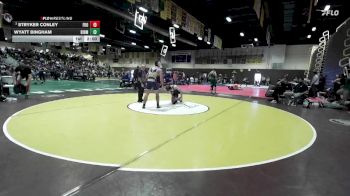 215 lbs Champ. Round 1 - Stryker Conley, Frontier vs Wyatt Bingham, Birmingham