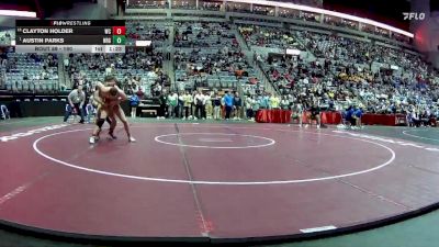 190 lbs Champ. Round 1 - Austin Parks, Northridge vs Clayton Holder, Winchester