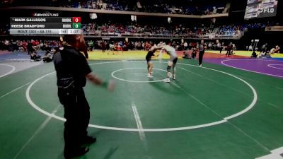 5A 175 lbs Semifinal - Mark Gallegos, Canyon Randall vs Reese Bradford, North Richland Hills Birdville